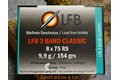 Náboje LFB 8 x 75 RS 3Band Classic  9,9g/154gr. 10ks/bal
