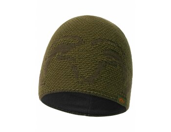 Čepice Blaser Beanie zimní pletená, zelená, vnitřní fleece