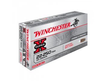 Winchester 22-250Rem. 55Gr  Kulové náboje