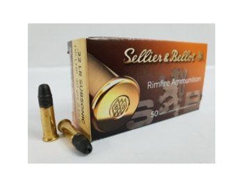 Náboje SB .22LR Subsonic LRN 2,56g 50ks/bal