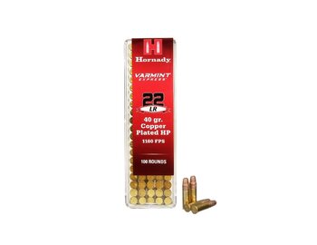 Hornady Varmit Express .22LR, 40gr, Cooper Plated HP 100ks/bal