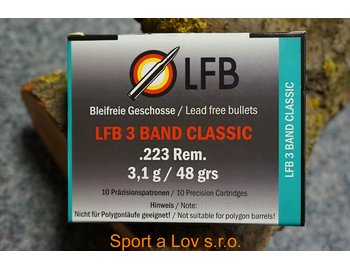 Náboje LFB .223Rem. 3Band Classic 3,1g/48gr. 10ks/bal