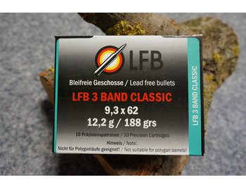 Náboje LFB 9,3 x 62 3Band Classic  12,2g/188gr. 10ks/bal
