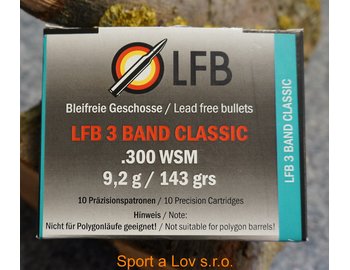 Náboje LFB .300WSM 3Band Classic  9,2g/143gr. 10ks/bal