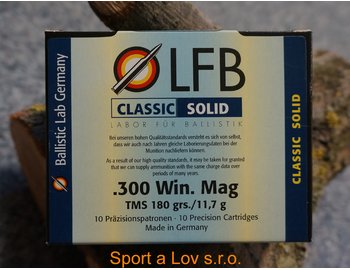 Náboje LFB 300Win.Mag. Classic solid 11,7g/180gr. 10ks/bal