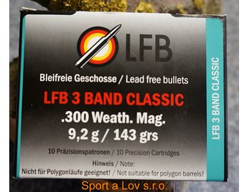 Náboje LFB .300Weath.Mag. 3Band Classic  9,2g/143gr. 10ks/bal