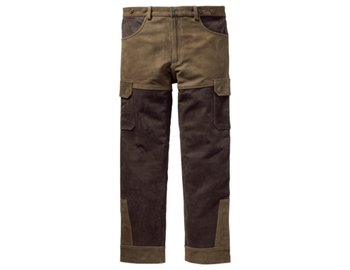 Kožené kalhoty Carl Mayer Ramsau, zeleno-hnědé