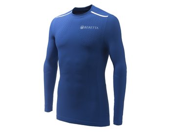 Termo tričko Beretta Flash Seamless - modré, dlouhý rukáv
