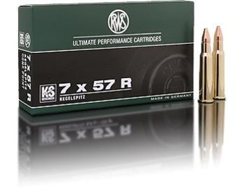 RWS 7x57R, KS, 10,5g, 162gr 20ks/bal