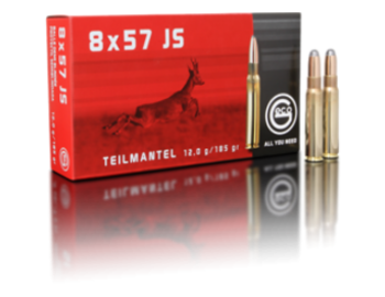 Náboje GECO 8x57JS, TM, 12g/185gr 20ks/bal