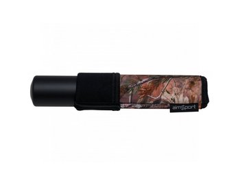 Neoprénový návlek na tlumič 45x155mm Aimsport T3 oboustranný černý Camo