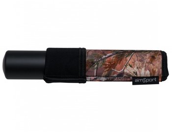 Neoprénový návlek na tlumič 45x235mm Aimsport T4 oboustranný černý Camo