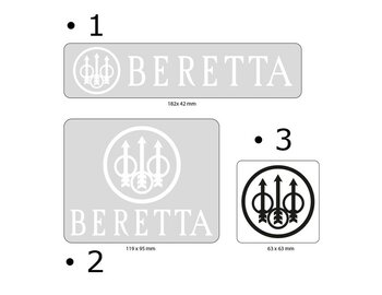 Beretta set 3ks samolepek