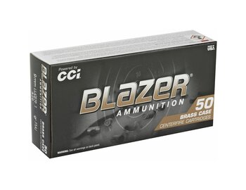 CCI Blaser Blass, 9mm Luger, 124gr FMJ 50ks/bal