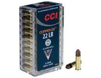 CCI Copper-22, .22LR, 21GR, CHP, náboj s kompozitní leadfree střelou 50ks/bal