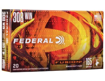 Náboje Federal Fusion .308Win, Bonded Soft Point 165gr