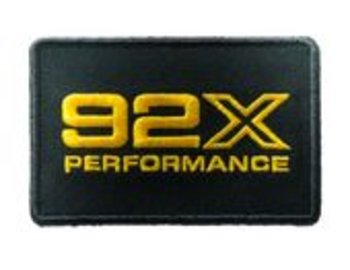 92X Performance Velcro nášivka, černá