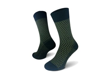 Merino ponožky Artipel, zelené