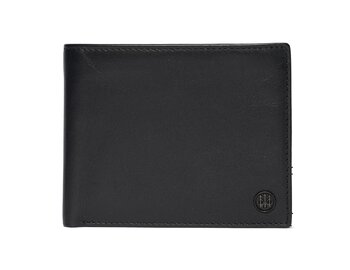 Beretta peněženka Bifold Classic na zip, kůže, černá Beretta peněženka Bifold Classic na zip, kůže, černá