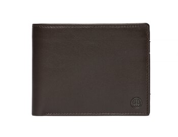 Beretta peněženka Bifold Classic na zip, kůže, hnědá Beretta peněženka Bifold Classic na zip, kůže, hnědá
