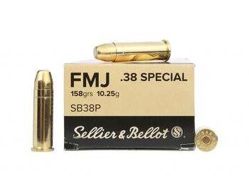 SB .38 Special FMJ 10,25g 50ks/bal