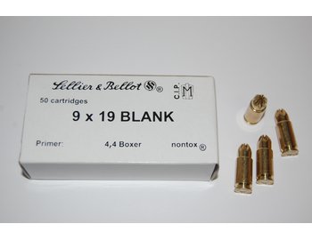 SB 9mm Luger Nontox 7,5g TFMJ 50ks/bal