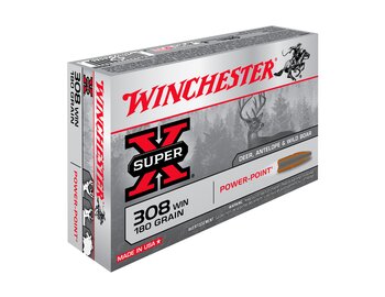 Winchester .308 Win Super-X Power Point 180gr 20ks/bal