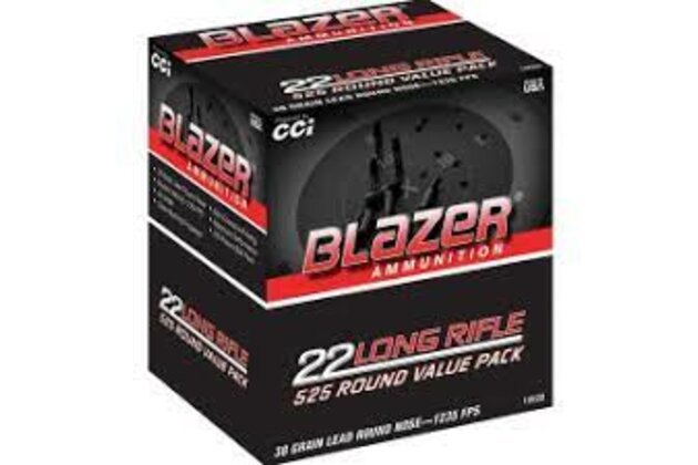 Náboj kulový CCI Blazer, High Velocit .22LR, 38GR, LRN, balení 525 ks 525ks/bal