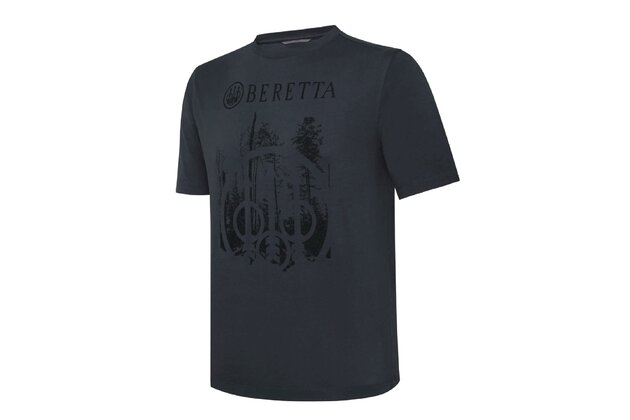 Tričko Beretta Outline - šedé