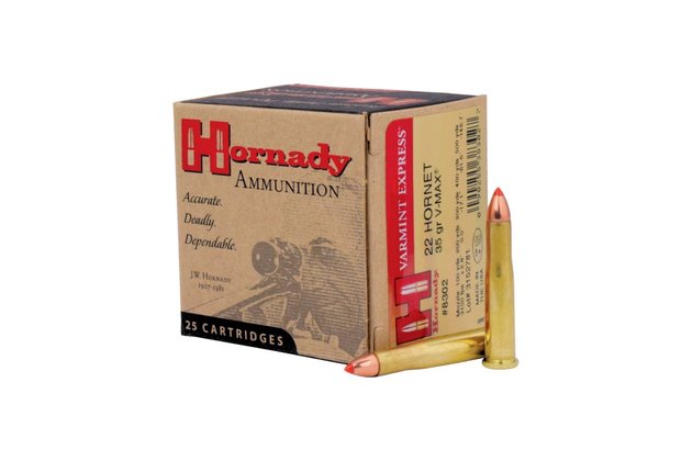 Hornady 22Hornet, Varmint Express, V-MAX, 35gr 25ks/bal