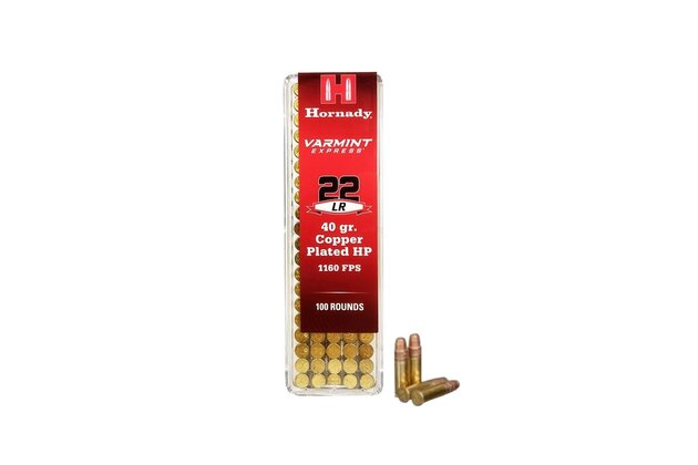 Hornady Varmit Express .22LR, 40gr, Cooper Plated HP 100ks/bal