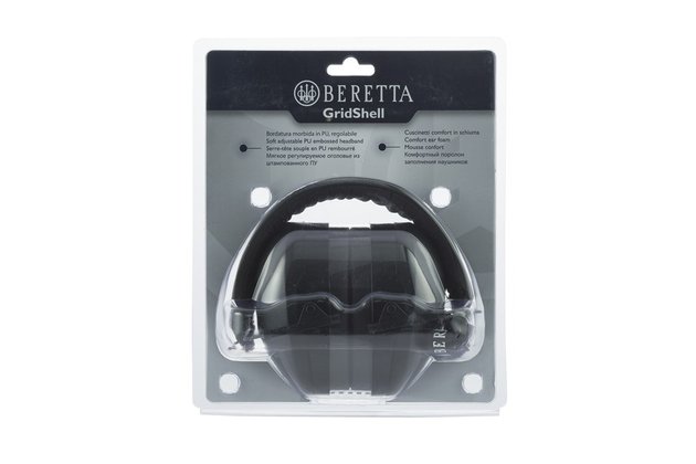 Střelecká sluchátka Beretta GridShell - Černé (3)