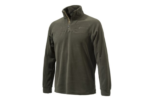 Mikina Beretta Fleece half-zip, hnědá