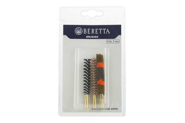 Sada čištění Beretta - set 3 kartáčků pistole/kulovnice 7mm