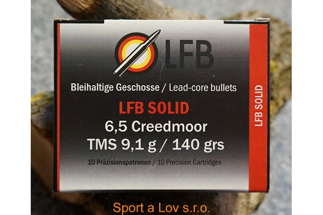 Náboje LFB 6,5Creedmoor 9,1g SM-TMS 10ks/bal