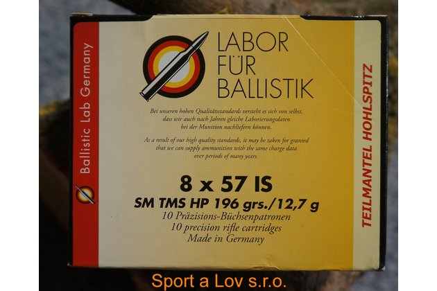 Náboje LFB 8 x 57IS Solid 12,7g/196gr. 10ks/bal