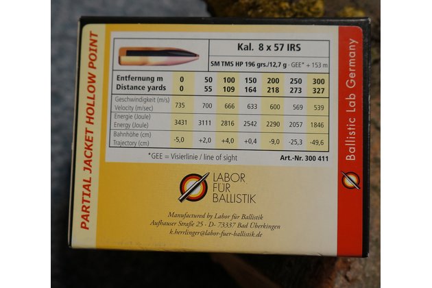 Náboje LFB 8 x 57IRS Solid 12,7g/196gr. (2)