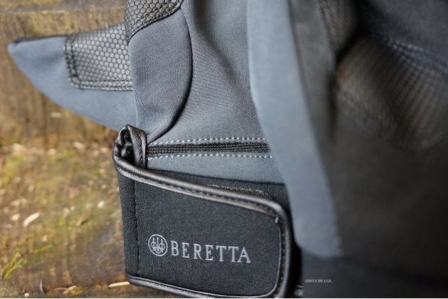 Střelecké Rukavice Beretta Wind Pro, černo-šedé (4)