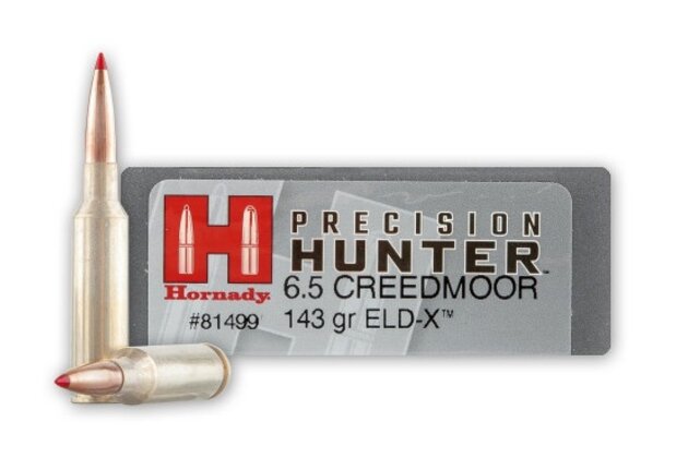 Hornady, Precision Hunter, 6,5 Creedmoor, 143GR, ELD-X 20ks/bal