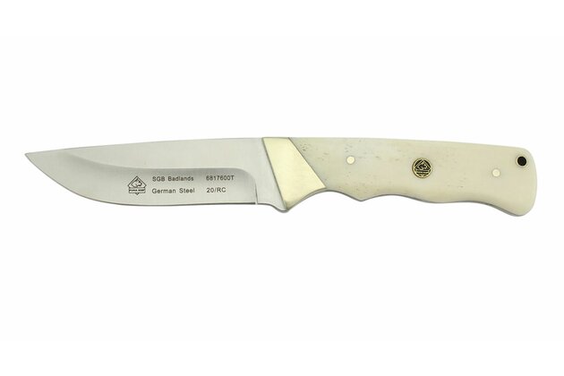 Nůž Puma SGB Badlands hladká bílá kost
