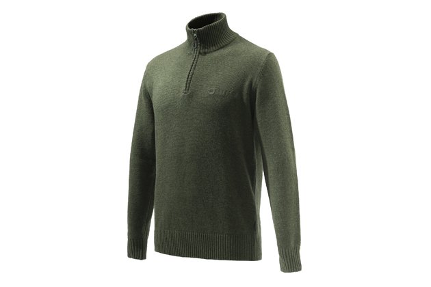 Beretta svetr Dorset Half Zip, zelený