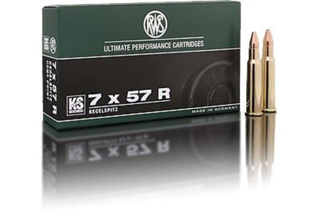 RWS 7x57R, KS, 10,5g, 162gr 20ks/bal