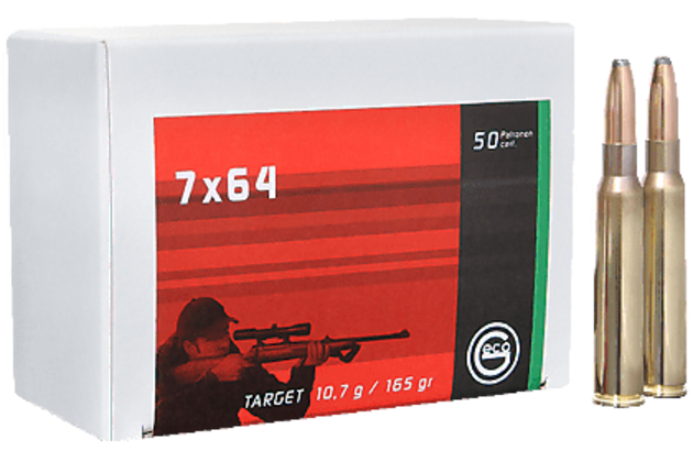 Náboje GECO 7x64, Target, 10,7g 50ks/bal