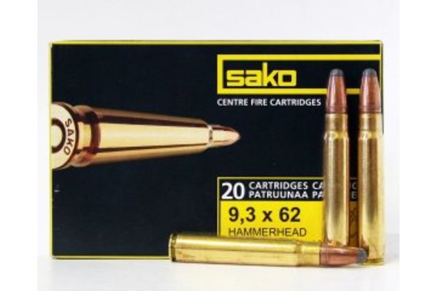 Náboje Sako 9,3x62 Hammerhead , 18,5g/286grs