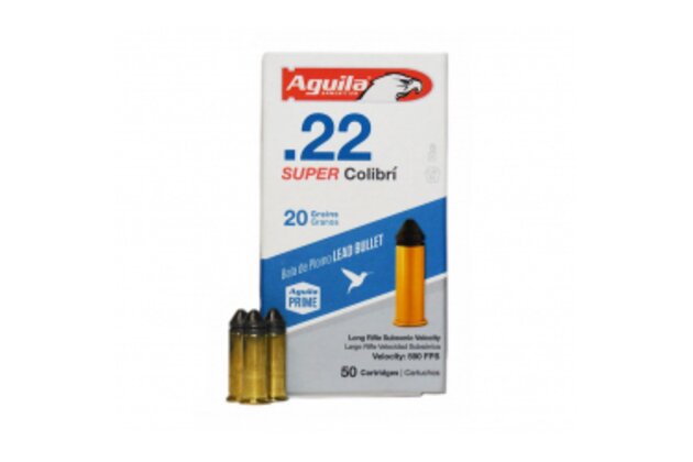 Aguila 22 LR Colibri Subsonic  HP 20gr, (1,3g), SP lead