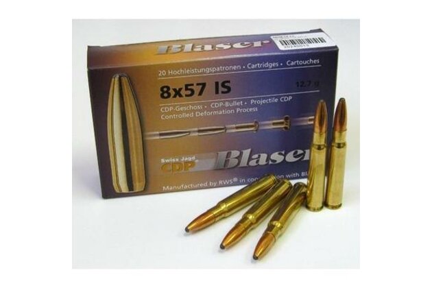 Náboje  Blaser 8x57 IS CDP 12,7g 20ks/bal