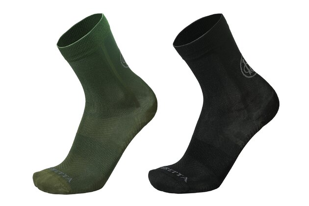 Ponožky Beretta střelecké, krátké, zelená/černá