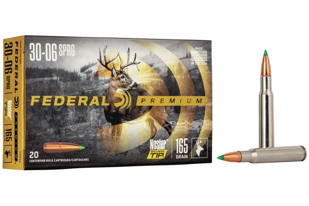 Náboje Federal Vital Shok, .30-06 Sprg, 165gr, Nosler Ballistic Tip 20ks/bal