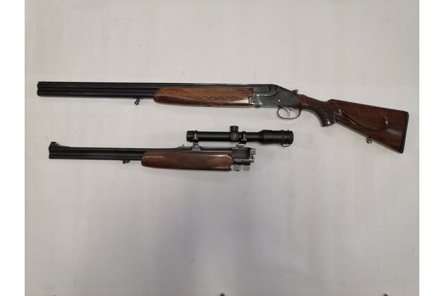 Brno Super 572-5 12/71cm + Svazek J.Ulrych 8x57jrs s Meopta r1 1-4x22rd