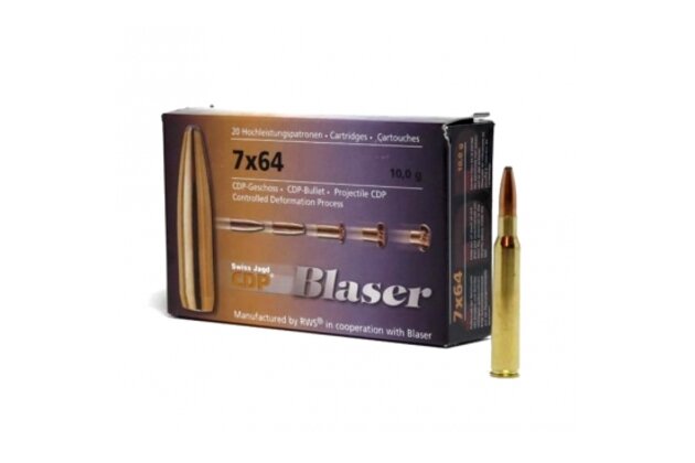 Náboje Blaser 7x64 10g CDP 20ks/bal